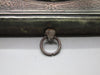 Icône ancienne de l'empire russe en argent massif et bois peint à la main, 28x24cm, circa 1880