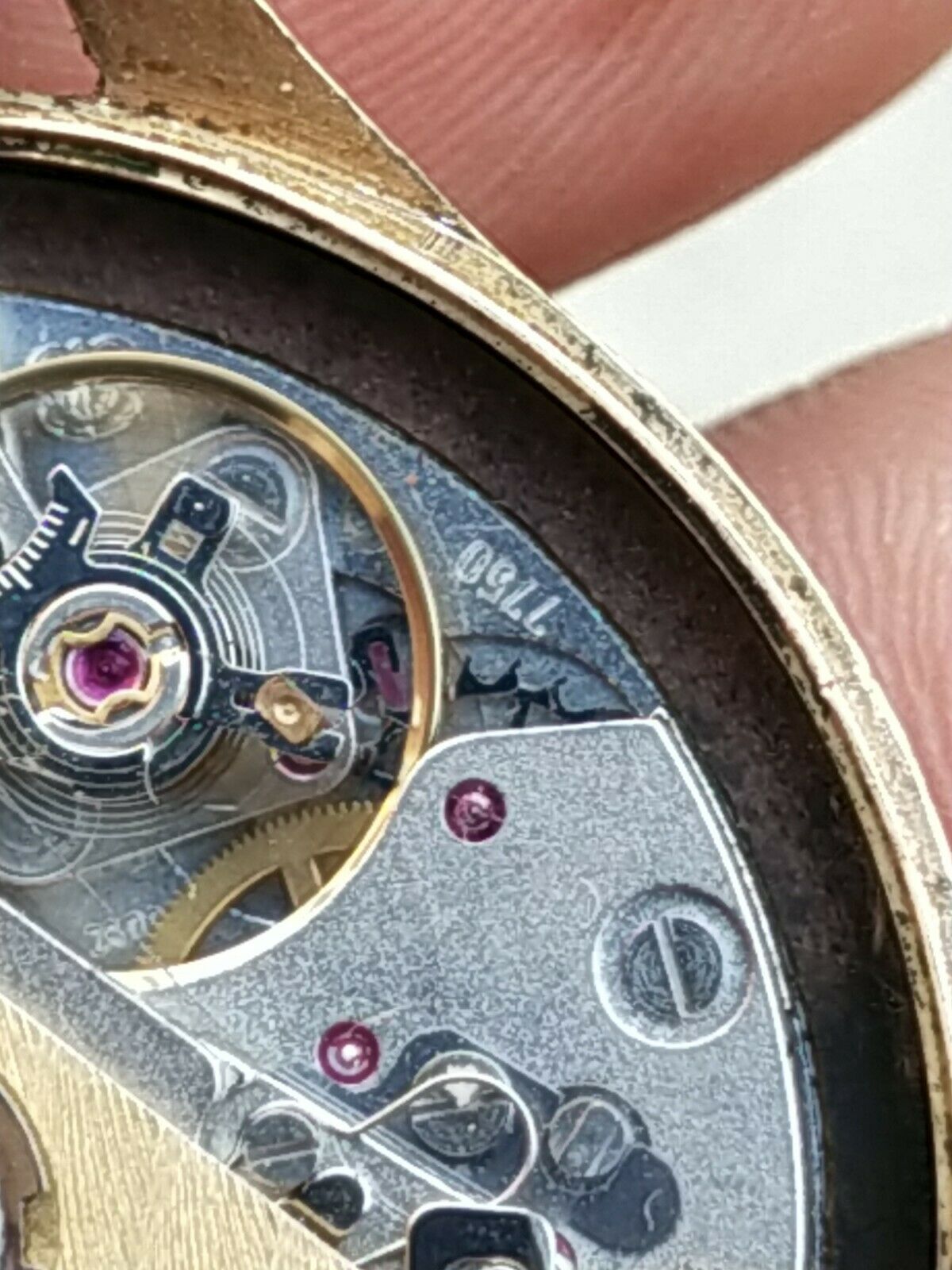 Montre vintage bulova cronograph automatic or18k
