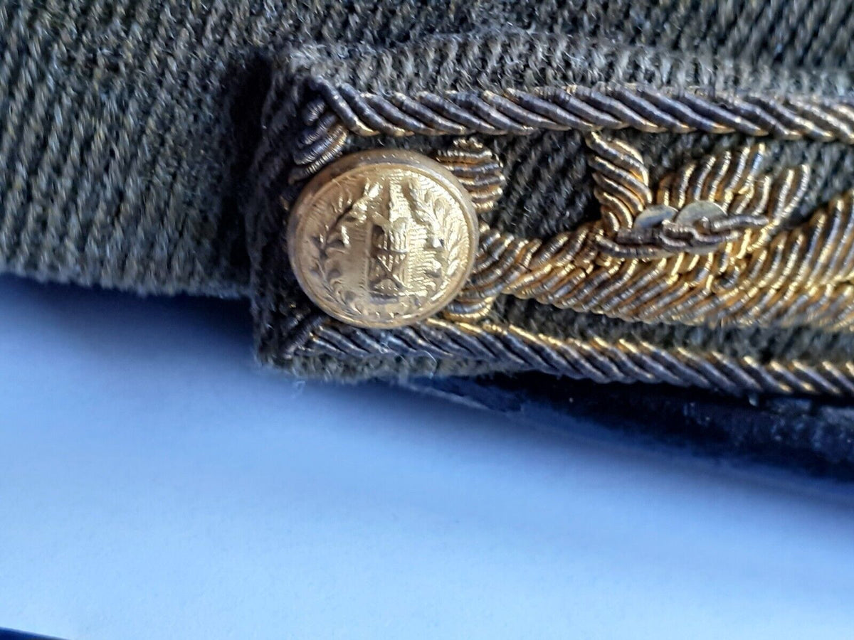 Très  beau et très rare Kepi de campagne d'un général de division (avec barre dorée de commandement supérieur)