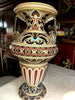 MAGNIFIQUE GRAND VASE EN GRES BYSANTIN SARREGUEMINES no 831