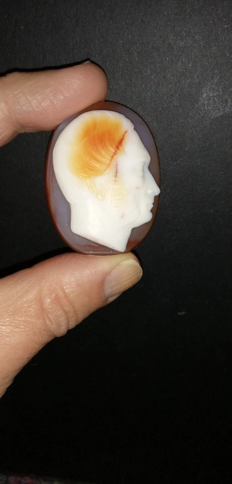 Camée sur agate par louis merley xix ème siècle