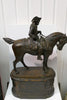 Sculpture ancienne en bronze de Rudolf Kaesbach (1873-1955). Napoléon à cheval