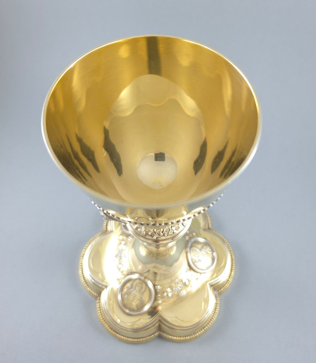 Calice en vermeil Argent massif-Demarquet Frères du 19ème siècle