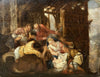 École Italienne XVII Adoration des bergers tableau ancien