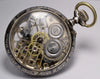 MONTRE ANCIENNE RARE GOUSSET SQUELETTE ARGENT NIELLO 1900 VINTAGE POCKET WATCH