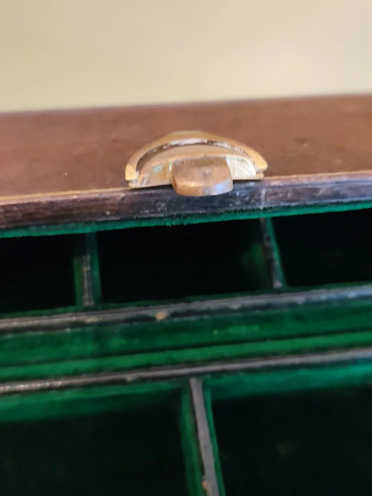 Ancien coffret à bijoux baguier époque xixe