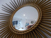 MIROIR OEIL SORCIERE VINTAGE SIGNE CHATY VALLAURIS POILLERAT SUNBURST MIRROR XX