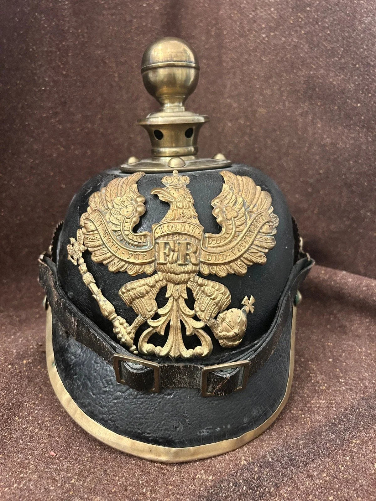 Casque à pointe spikehelmet pickelhaube 1891