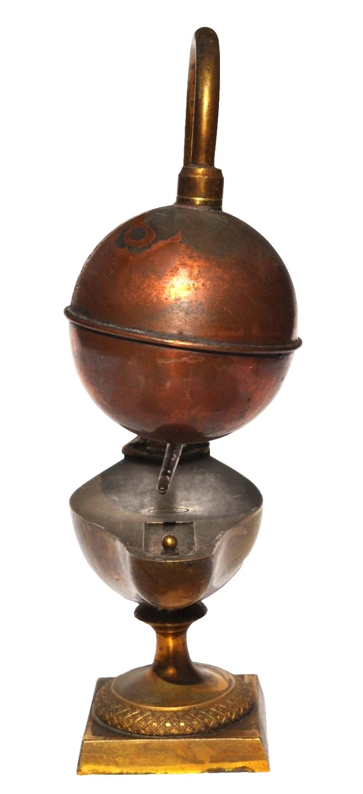 Rare Fontaine à feu - Lampe Docimastique Signée BREUZIN - 1er Empire Début XIXe