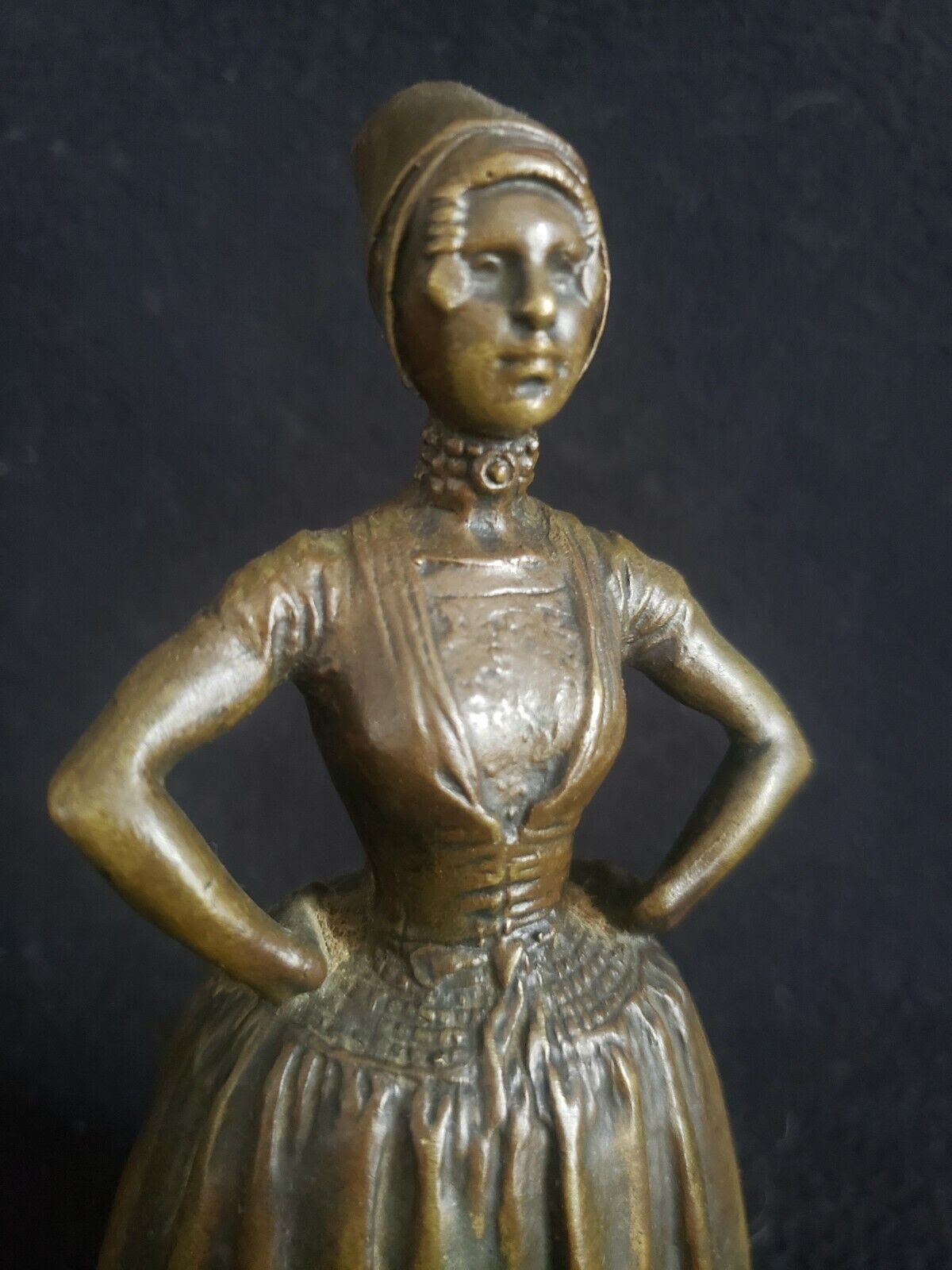 Sculpture en bronze la zélandaise