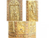 Tabernacle cuivre repoussé Saint Germain orthodoxe byzantin Croisade XIXème