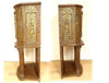 Tabernacle cuivre repoussé Saint Germain orthodoxe byzantin Croisade XIXème