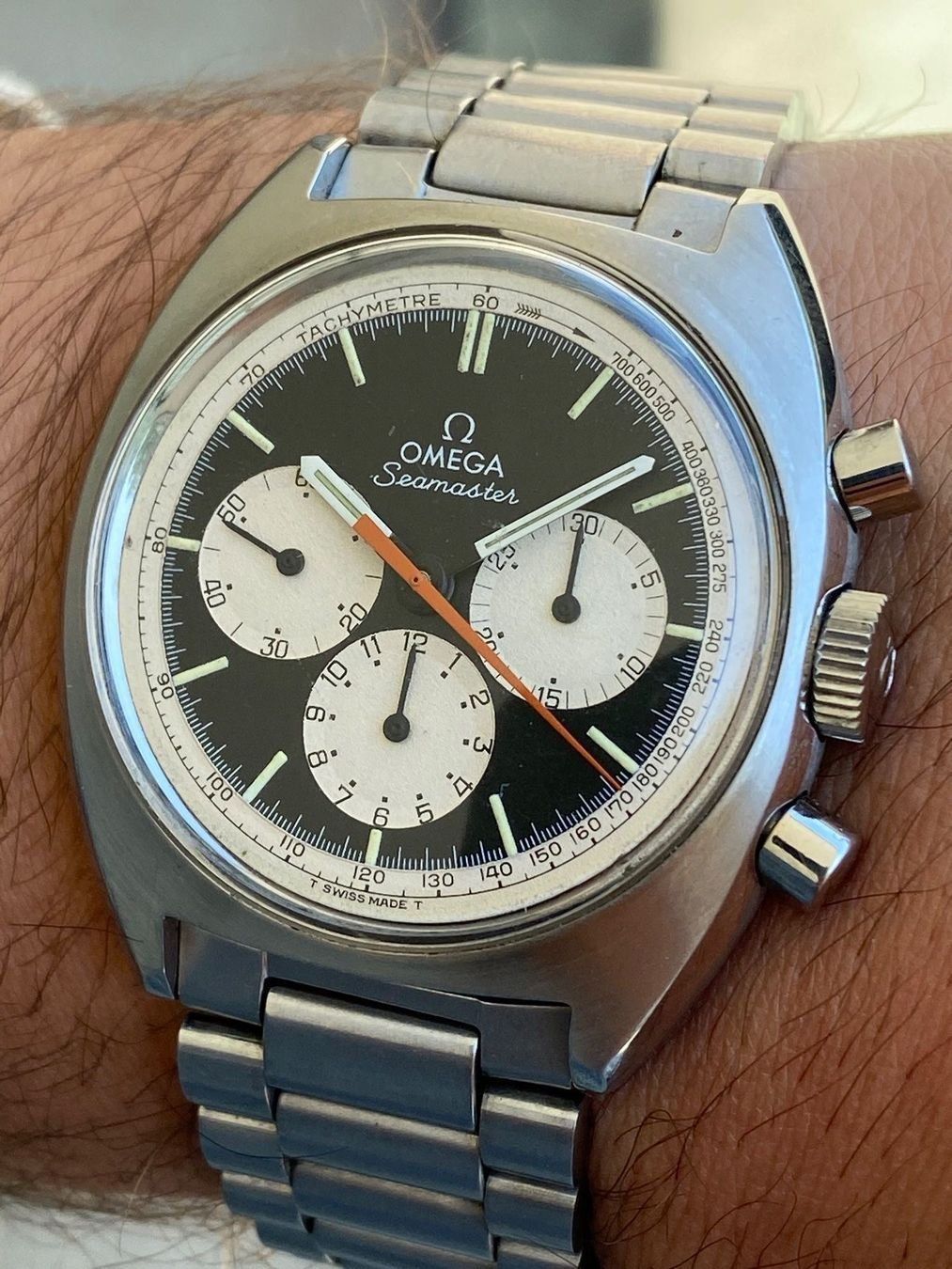 Chronographe vintage OMEGA Seamaster 1968