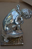 Sculpture en bronze argenté aphrodite
