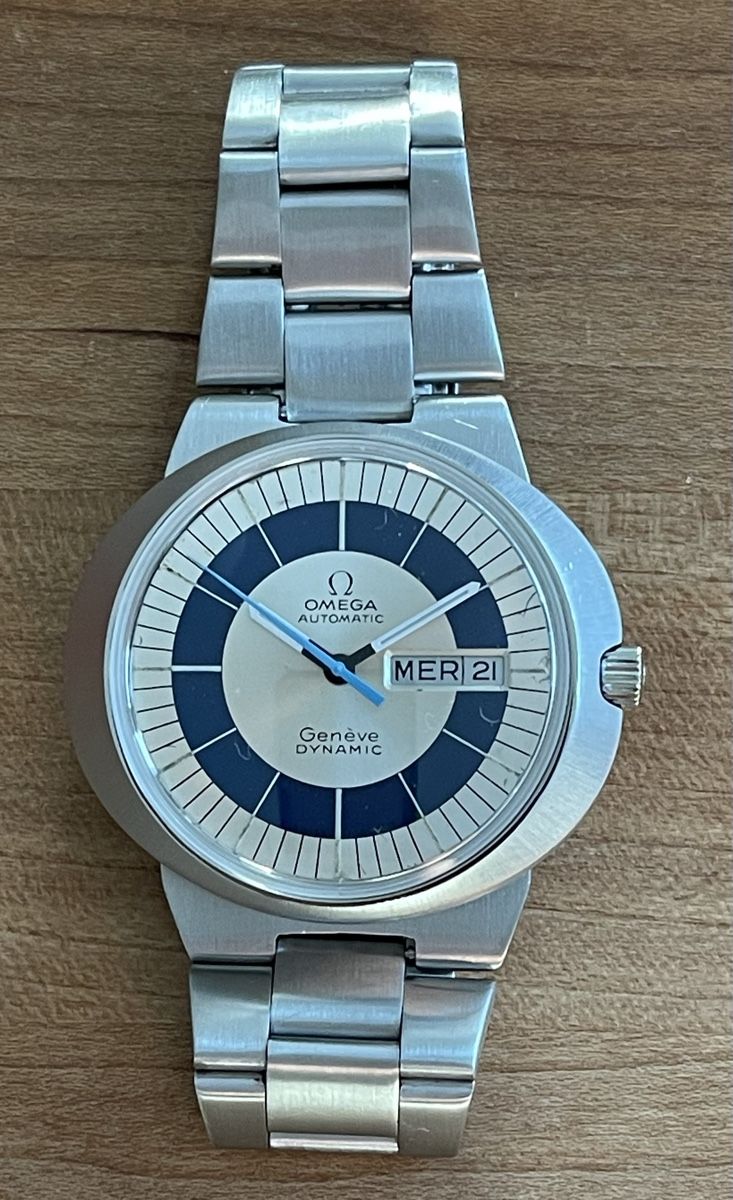 Montre Omega Genève Dynamic Automatic Day-Date de 1969