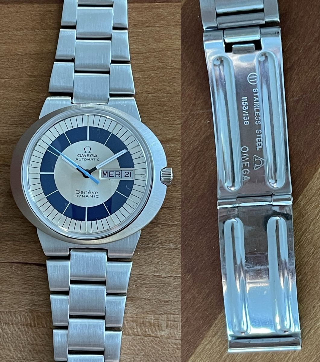 Montre Omega Genève Dynamic Automatic Day-Date de 1969