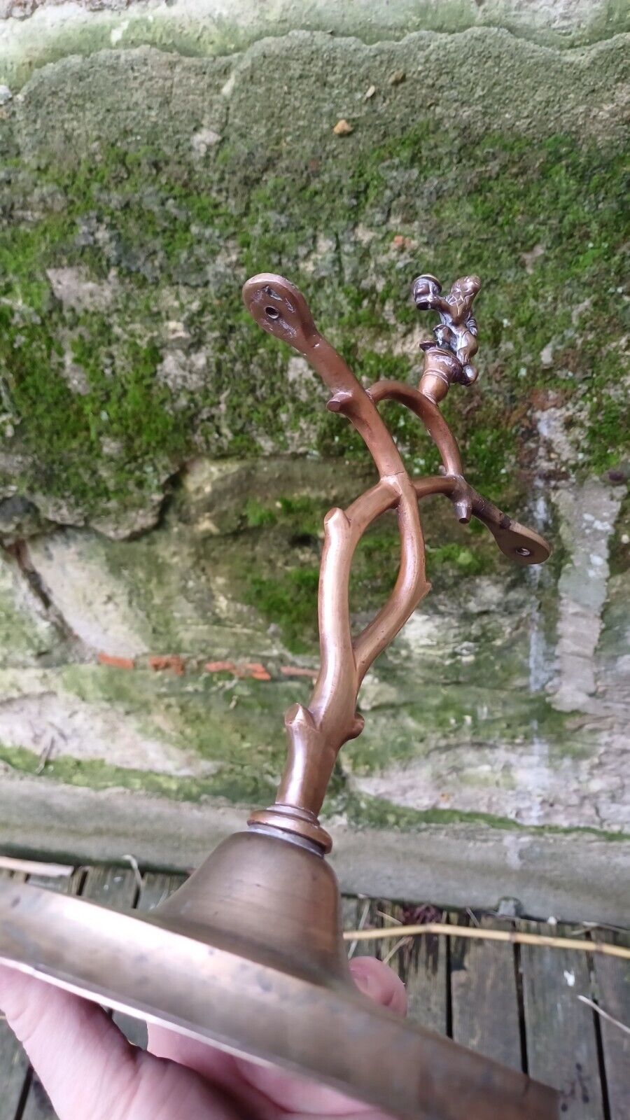 Chandelier en bronze